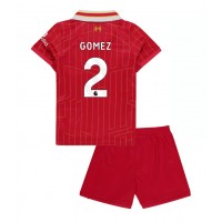 Liverpool Joe Gomez #2 Fußballbekleidung Heimtrikot Kinder 2024-25 Kurzarm (+ kurze hosen)